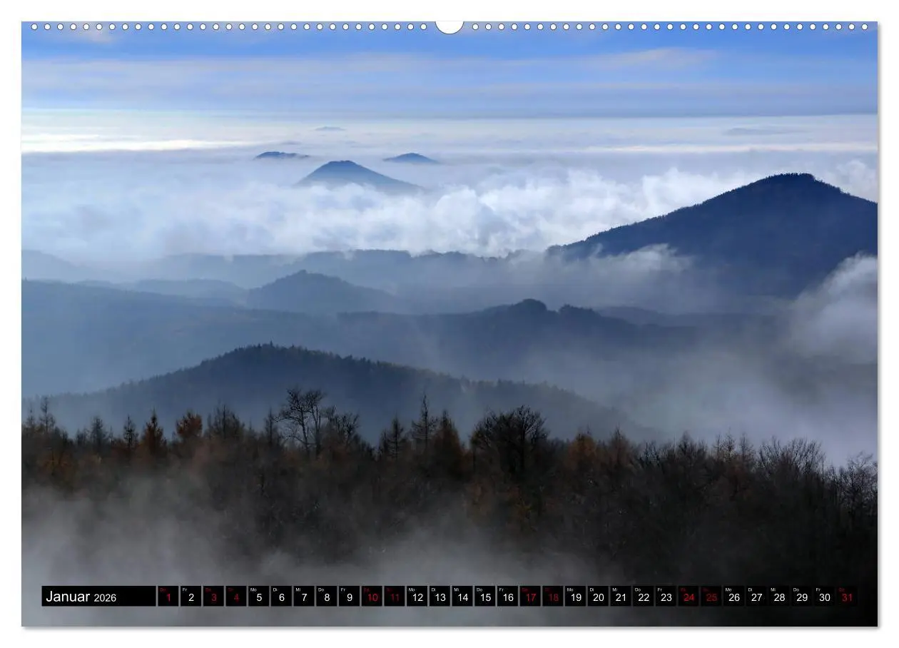 Bild: 9783457762219 | Das Zittauer Gebirge - (hochwertiger Premium Wandkalender 2026 DIN...