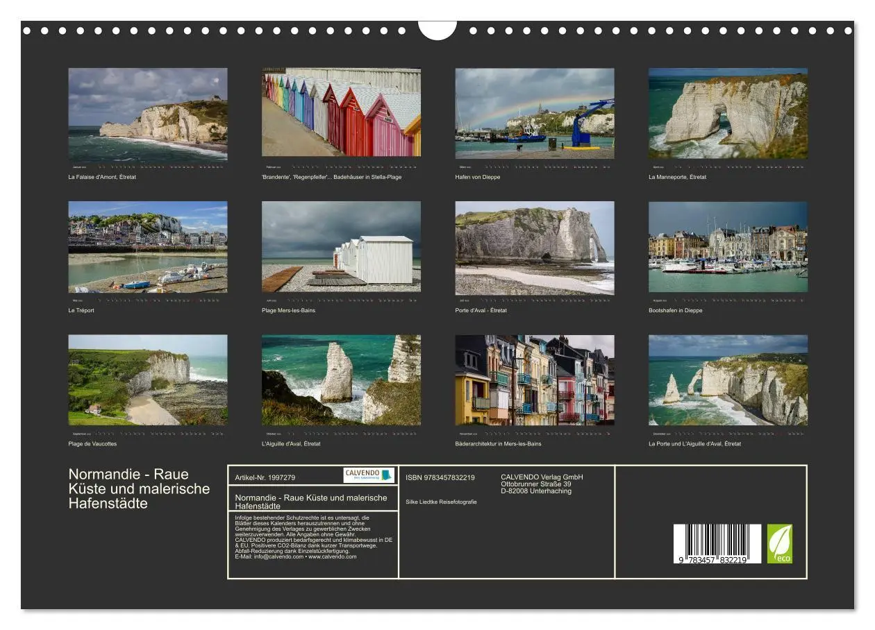 Bild: 9783457832219 | Normandie - Raue Küste und malerische Hafenstädte (Wandkalender...