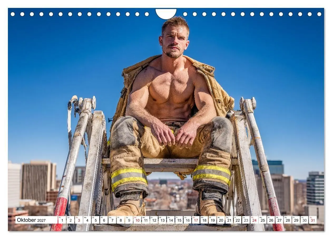 Bild: 9783516922219 | Feuerwehrmänner - Sexy Körper und heiße Flammen (Wandkalender 2027...