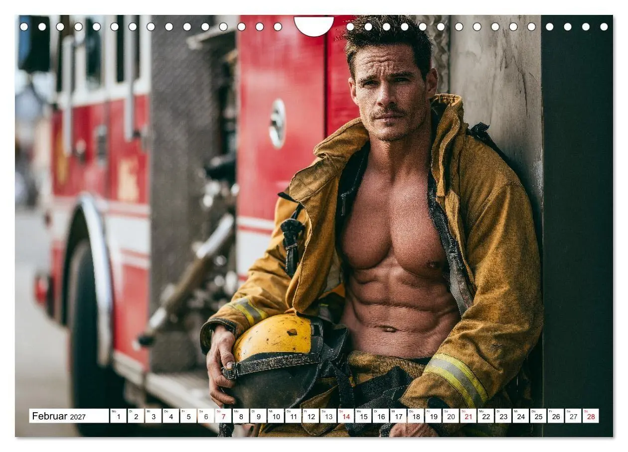 Bild: 9783516922219 | Feuerwehrmänner - Sexy Körper und heiße Flammen (Wandkalender 2027...