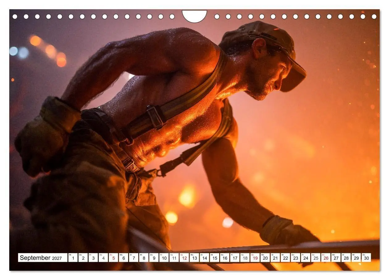 Bild: 9783516922219 | Feuerwehrmänner - Sexy Körper und heiße Flammen (Wandkalender 2027...