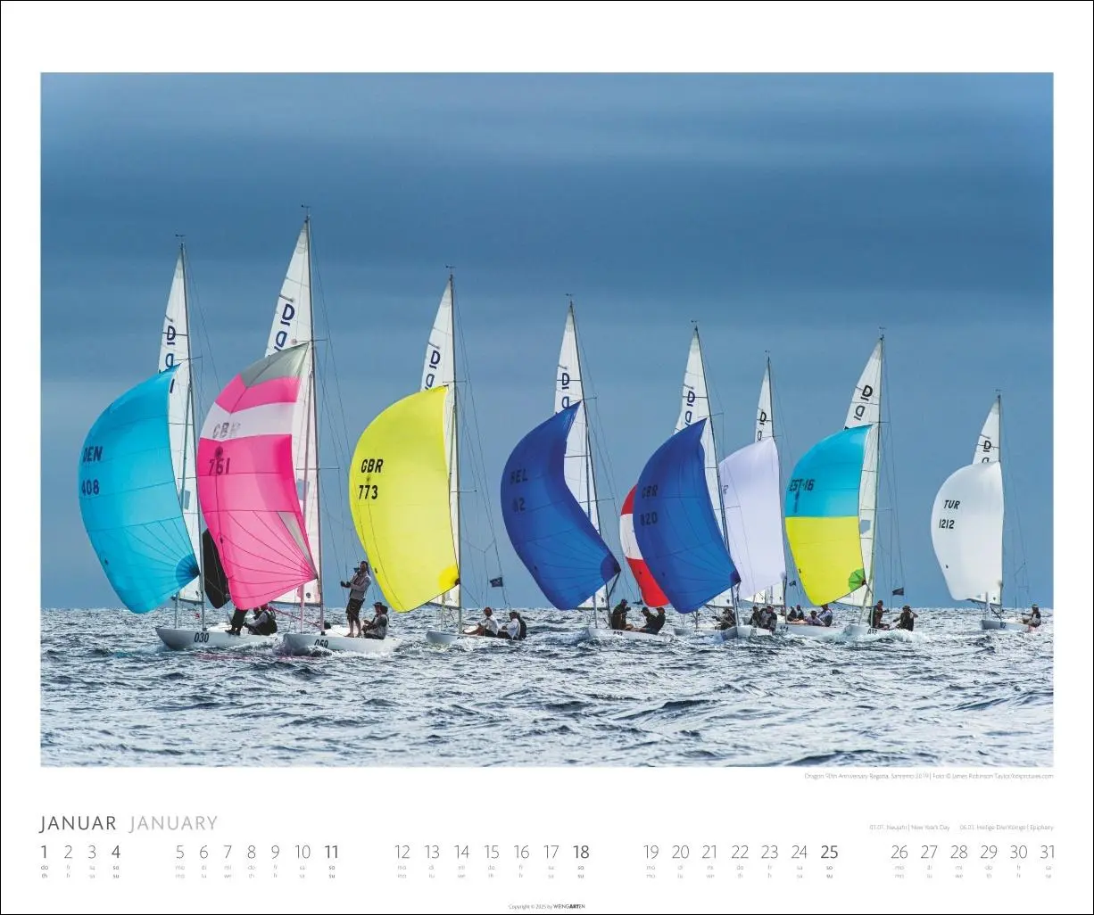 Bild: 9783839902219 | Sailing Kalender 2026 | Kalender | Spiralbindung | 14 S. | Deutsch
