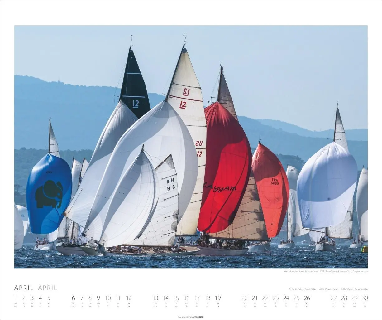 Bild: 9783839902219 | Sailing Kalender 2026 | Kalender | Spiralbindung | 14 S. | Deutsch