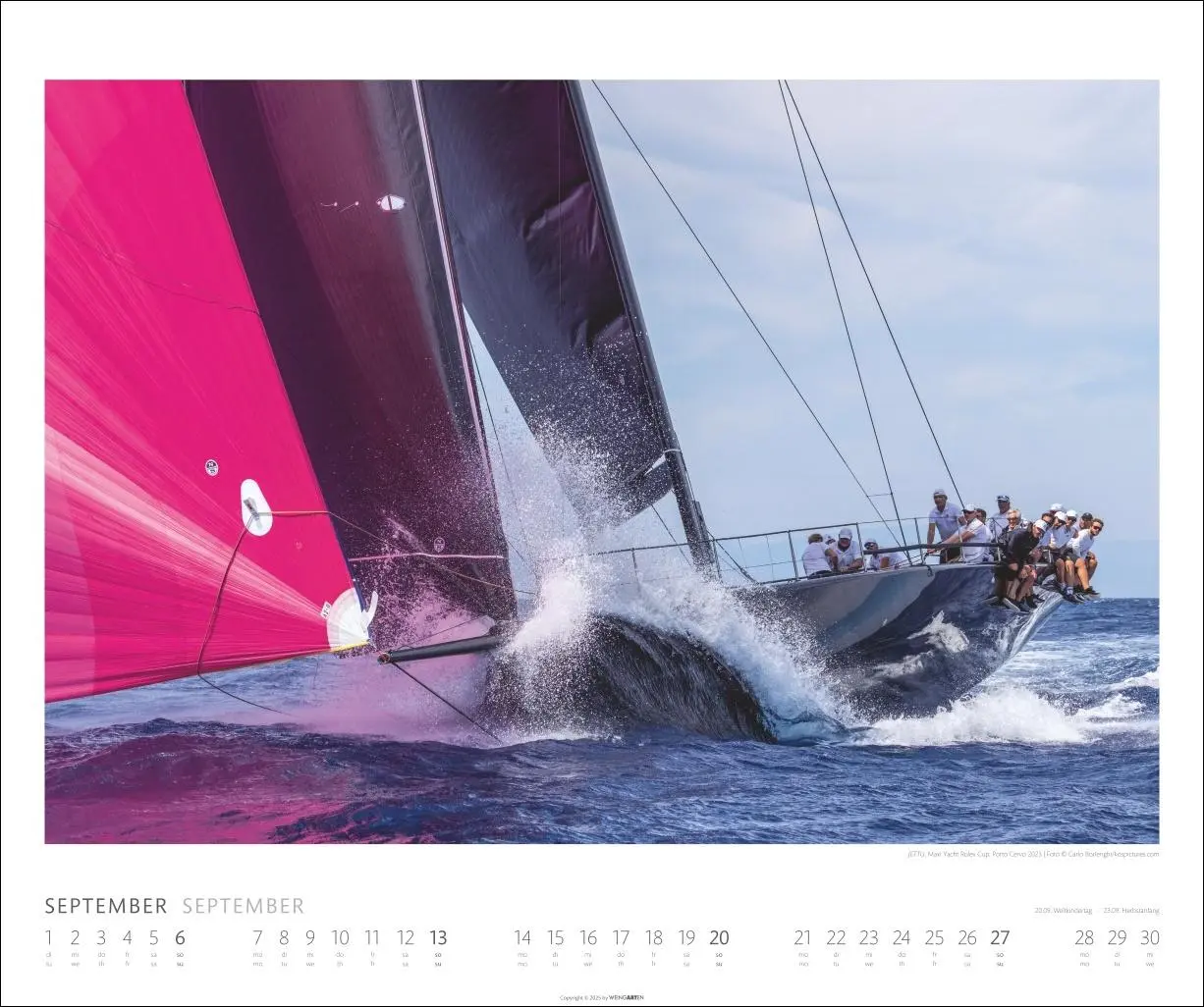 Bild: 9783839902219 | Sailing Kalender 2026 | Kalender | Spiralbindung | 14 S. | Deutsch