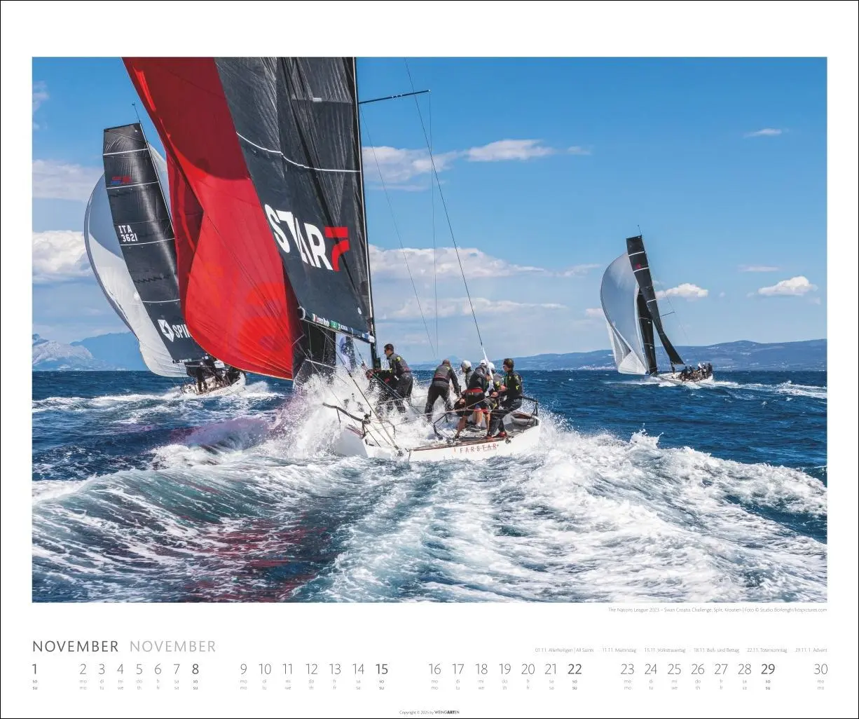 Bild: 9783839902219 | Sailing Kalender 2026 | Kalender | Spiralbindung | 14 S. | Deutsch