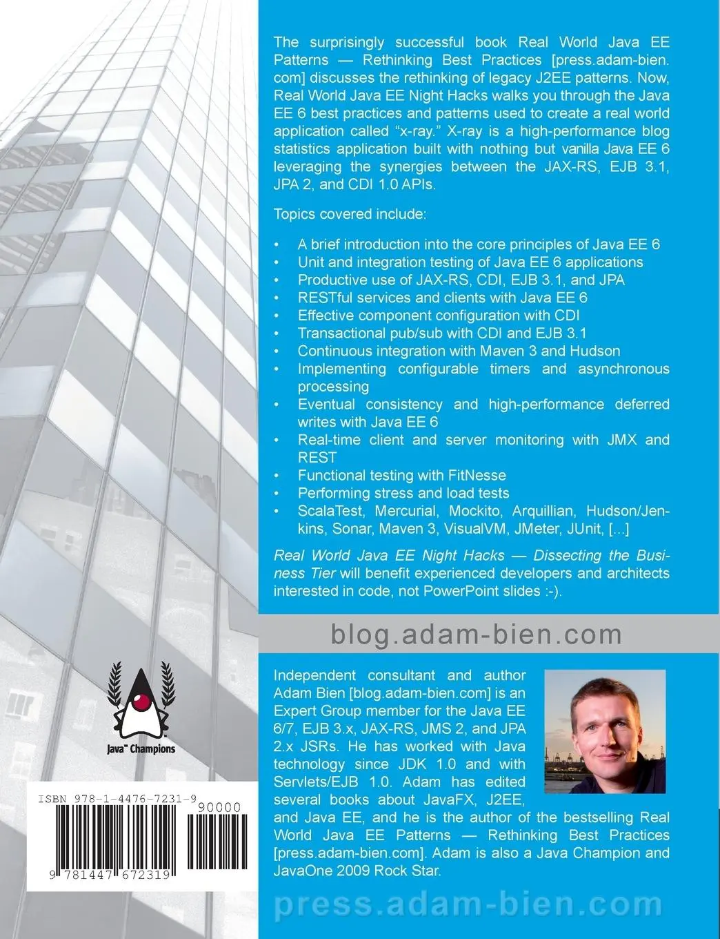 Rückseite: 9781447672319 | Real World Java EE Night Hacks Dissecting the Business Tier | Bien