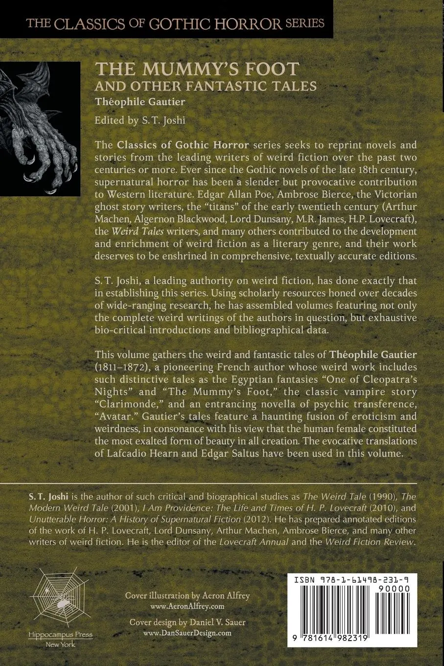 Rückseite: 9781614982319 | The Mummy's Foot and Other Fantastic Tales | Théophile Gautier | Buch