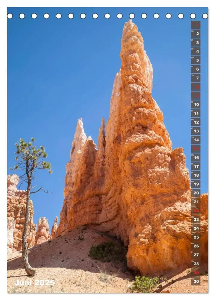 Bild: 9783435972319 | BRYCE CANYON Natur Pur (Tischkalender 2025 DIN A5 hoch), CALVENDO...
