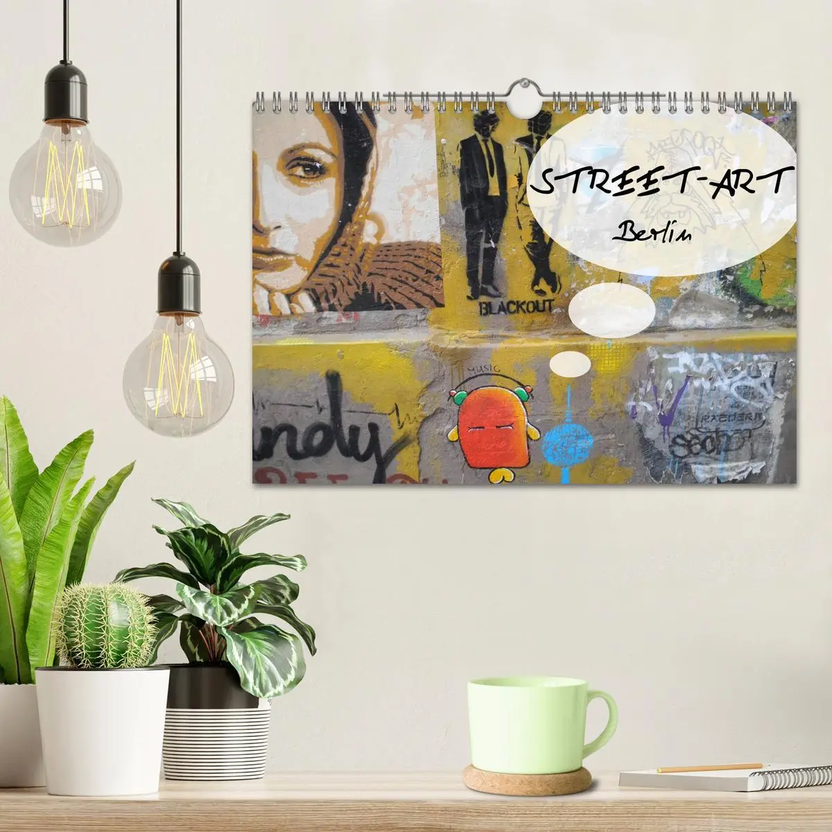 Bild: 9783516152319 | Street-Art Berlin (Wandkalender 2026 DIN A4 quer), CALVENDO...
