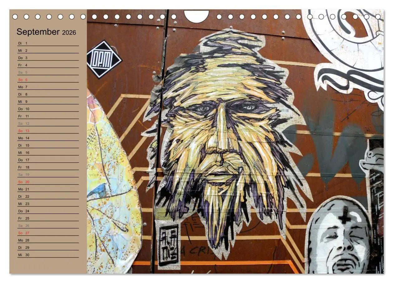Bild: 9783516152319 | Street-Art Berlin (Wandkalender 2026 DIN A4 quer), CALVENDO...