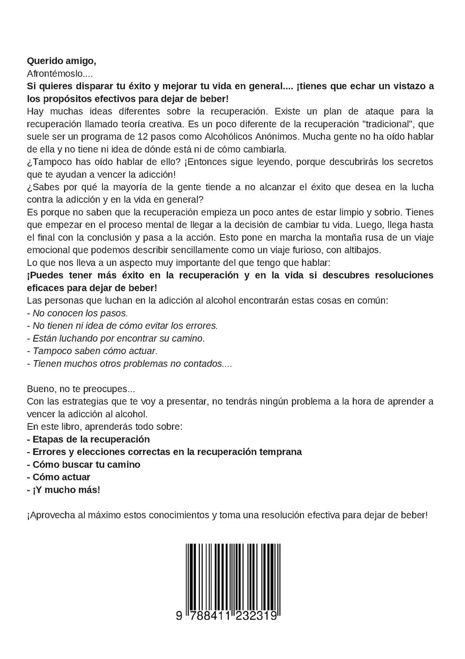 Rückseite: 9788411232319 | Cómo dejar de beber alcohol | Andrea Ross | Taschenbuch | Paperback