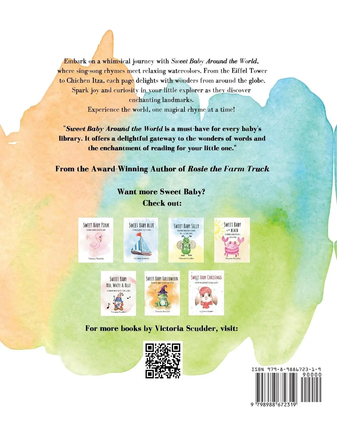 Rückseite: 9798988672319 | Sweet Baby Around the World | A Rhyming Book for Little Girls &amp; Boys