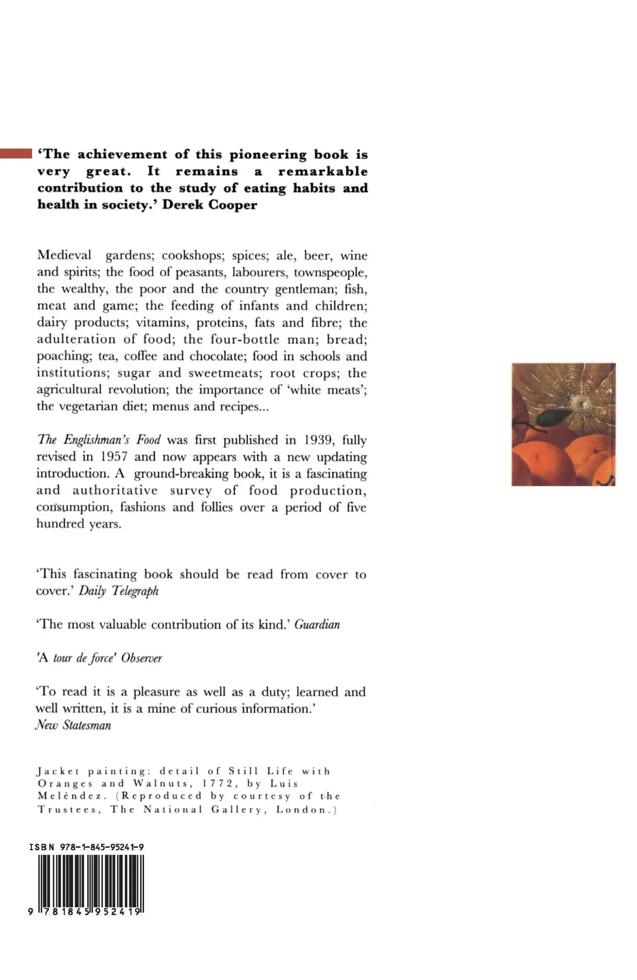Rückseite: 9781845952419 | The Englishmans Food | Anne Wilbraham (u. a.) | Taschenbuch | Englisch