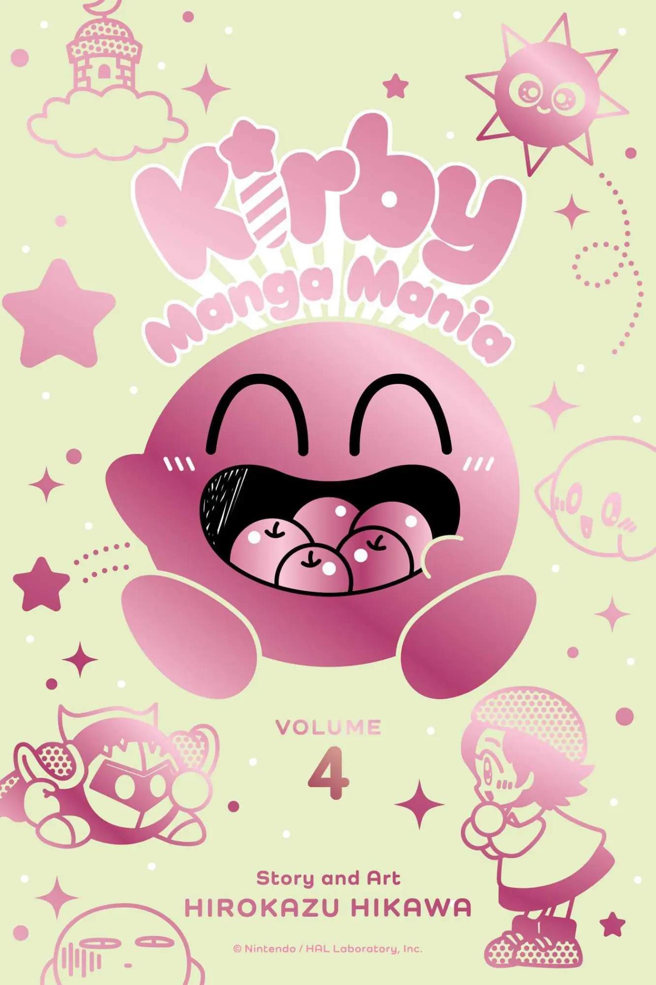 Cover: 9781974722419 | Kirby Manga Mania, Vol. 4 | Hirokazu Hikawa | Taschenbuch | Englisch