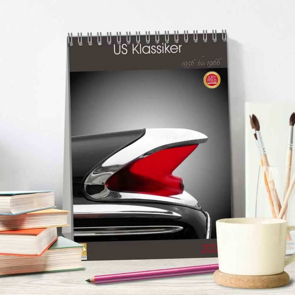 Bild: 9783435962419 | US Klassiker 1956 bis 1966 (Tischkalender 2025 DIN A5 hoch),...