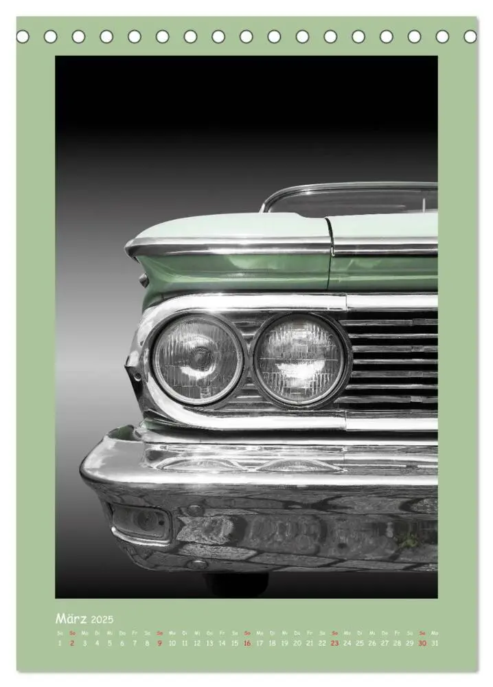 Bild: 9783435962419 | US Klassiker 1956 bis 1966 (Tischkalender 2025 DIN A5 hoch),...