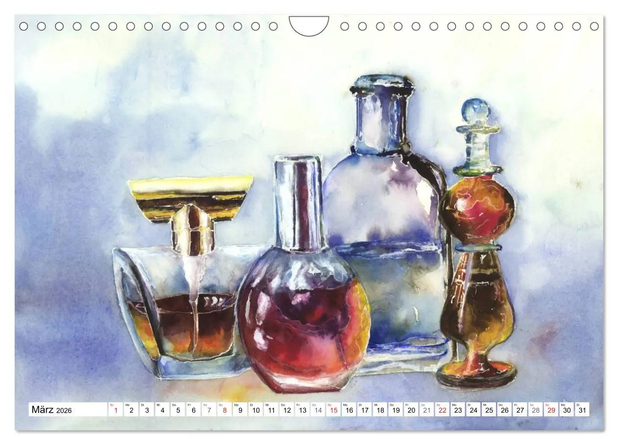 Bild: 9783516072419 | Stillleben Aquarelle (Wandkalender 2026 DIN A4 quer), CALVENDO...