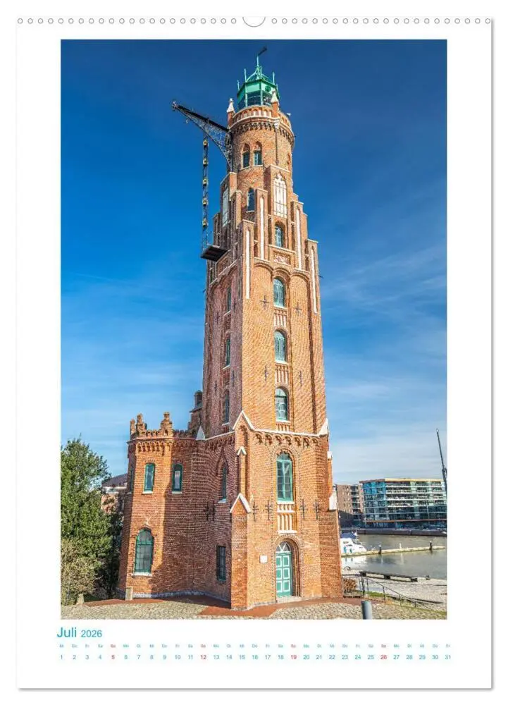 Bild: 9783516382419 | Leuchttürme - Licht ins Dunkel (hochwertiger Premium Wandkalender...