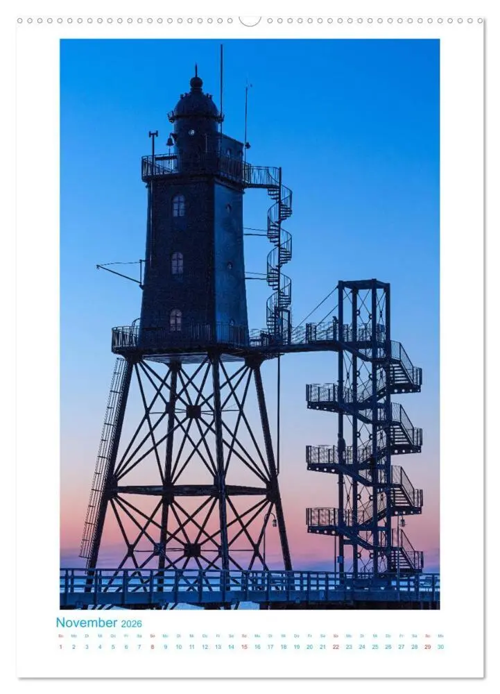 Bild: 9783516382419 | Leuchttürme - Licht ins Dunkel (hochwertiger Premium Wandkalender...