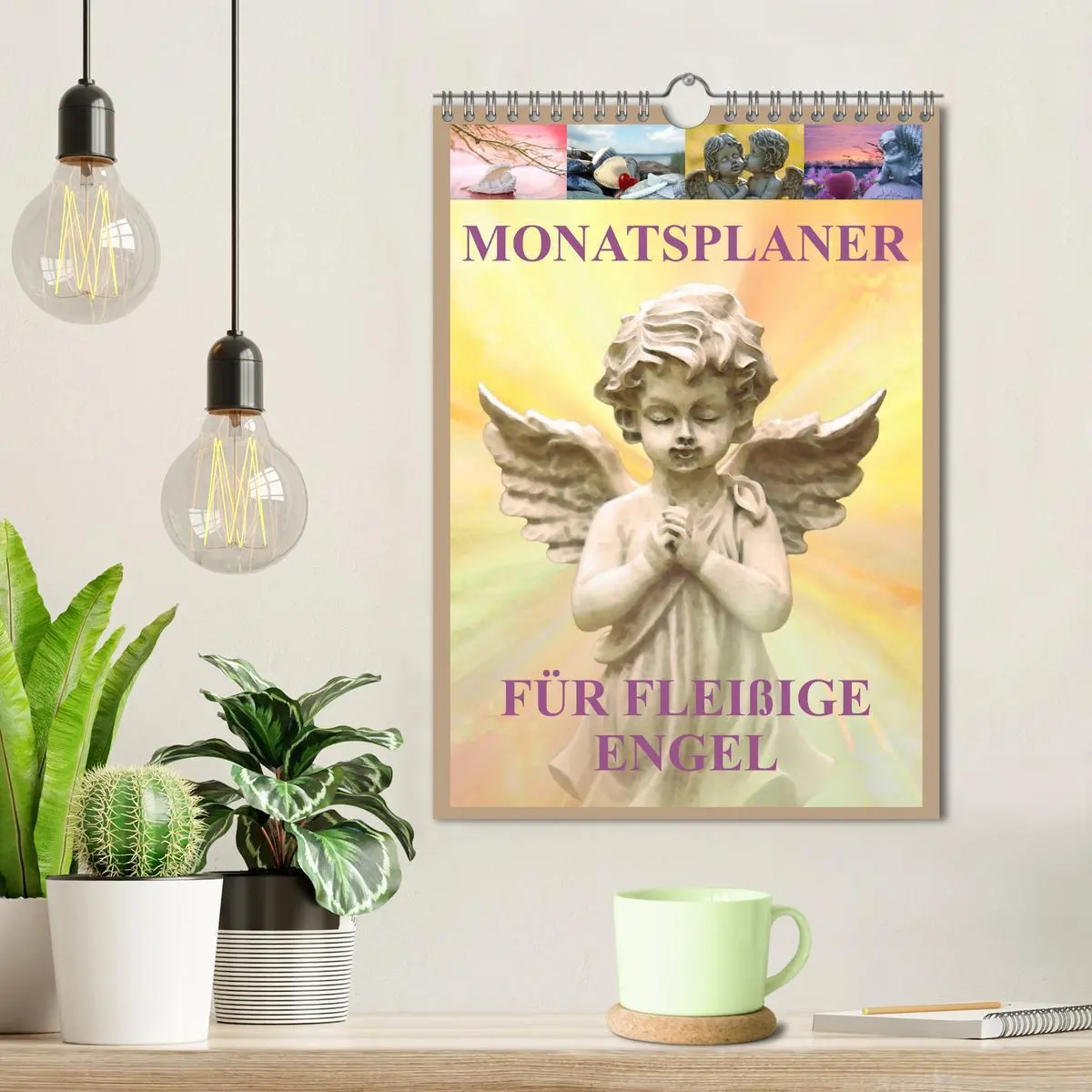 Bild: 9783516452419 | Monatsplaber für fleißige Engel (Wandkalender 2026 DIN A4 hoch),...