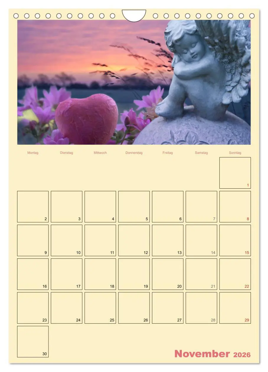 Bild: 9783516452419 | Monatsplaber für fleißige Engel (Wandkalender 2026 DIN A4 hoch),...