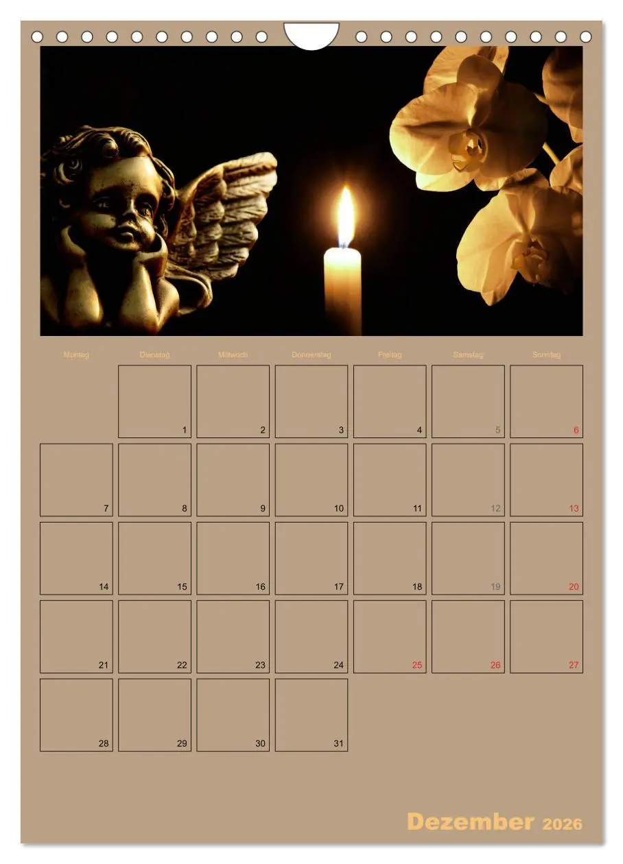 Bild: 9783516452419 | Monatsplaber für fleißige Engel (Wandkalender 2026 DIN A4 hoch),...