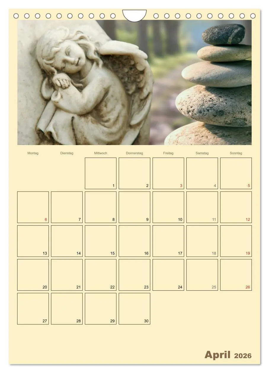 Bild: 9783516452419 | Monatsplaber für fleißige Engel (Wandkalender 2026 DIN A4 hoch),...