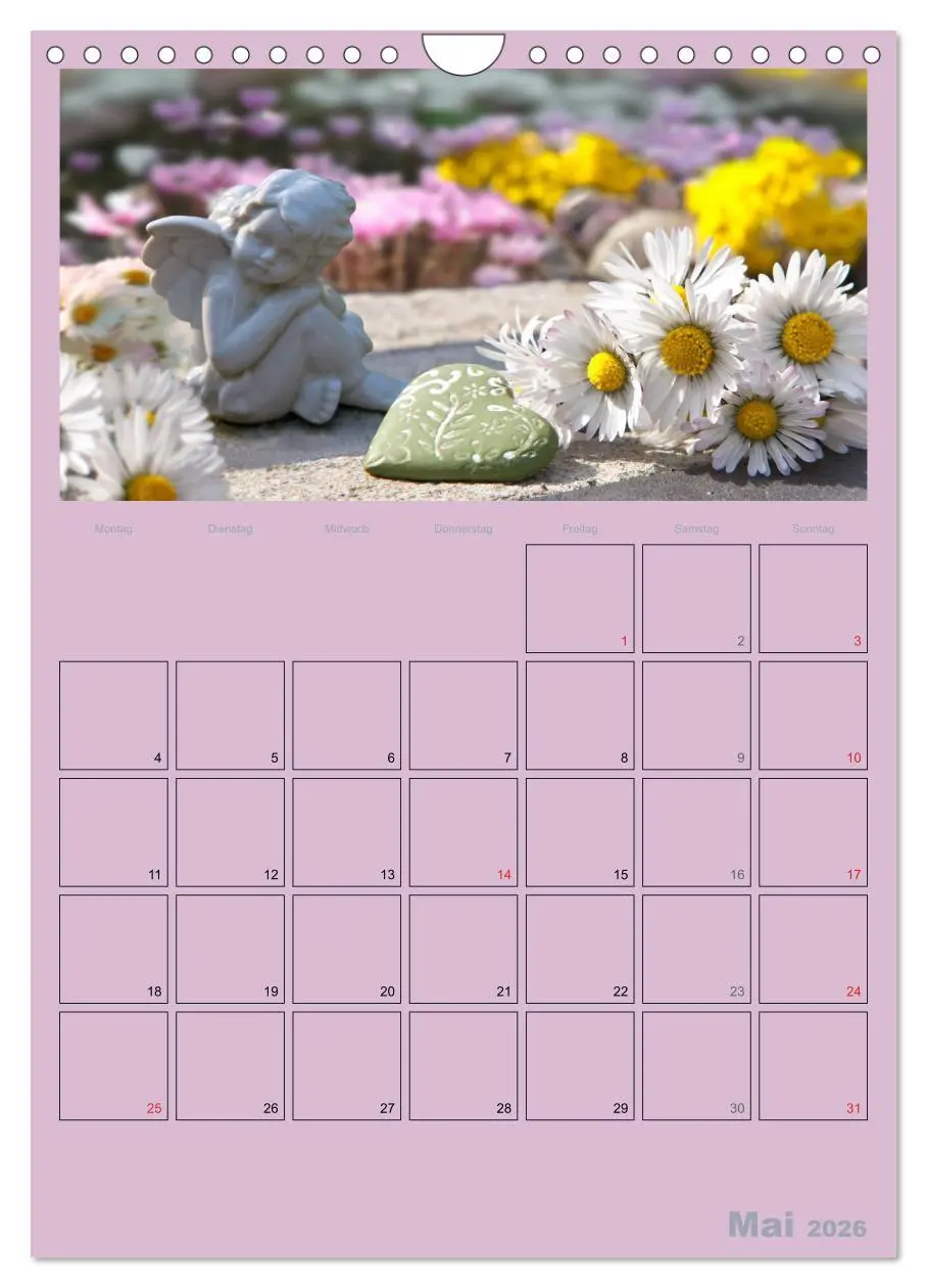 Bild: 9783516452419 | Monatsplaber für fleißige Engel (Wandkalender 2026 DIN A4 hoch),...