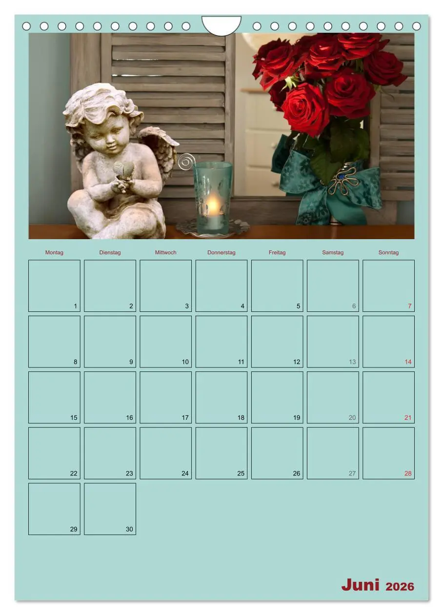 Bild: 9783516452419 | Monatsplaber für fleißige Engel (Wandkalender 2026 DIN A4 hoch),...