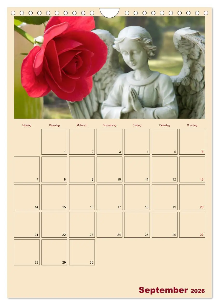 Bild: 9783516452419 | Monatsplaber für fleißige Engel (Wandkalender 2026 DIN A4 hoch),...