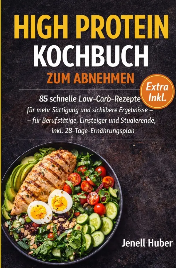 Cover: 9783565412419 | High Protein Kochbuch zum Abnehmen | Jenell Huber | Taschenbuch | 2026