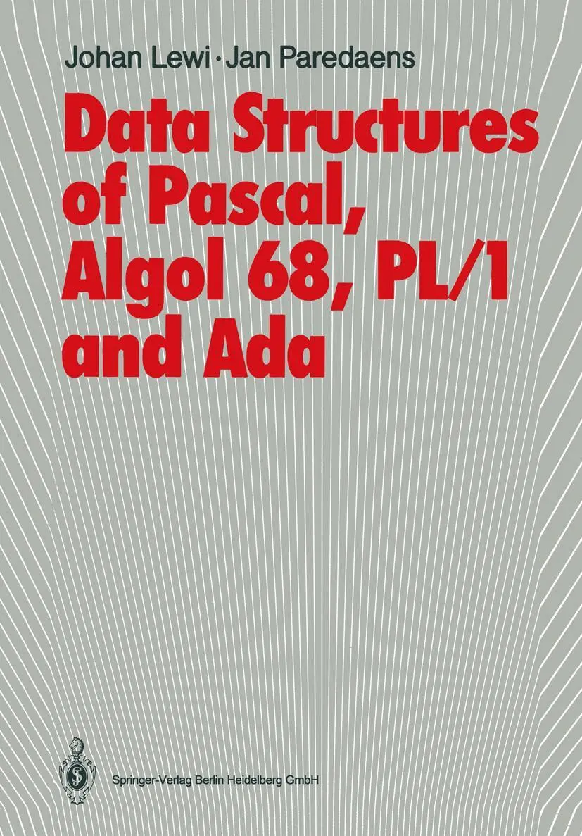 Cover: 9783642702419 | Data Structures of Pascal, Algol 68, PL/1 and Ada | Johan Lewi (u. a.)