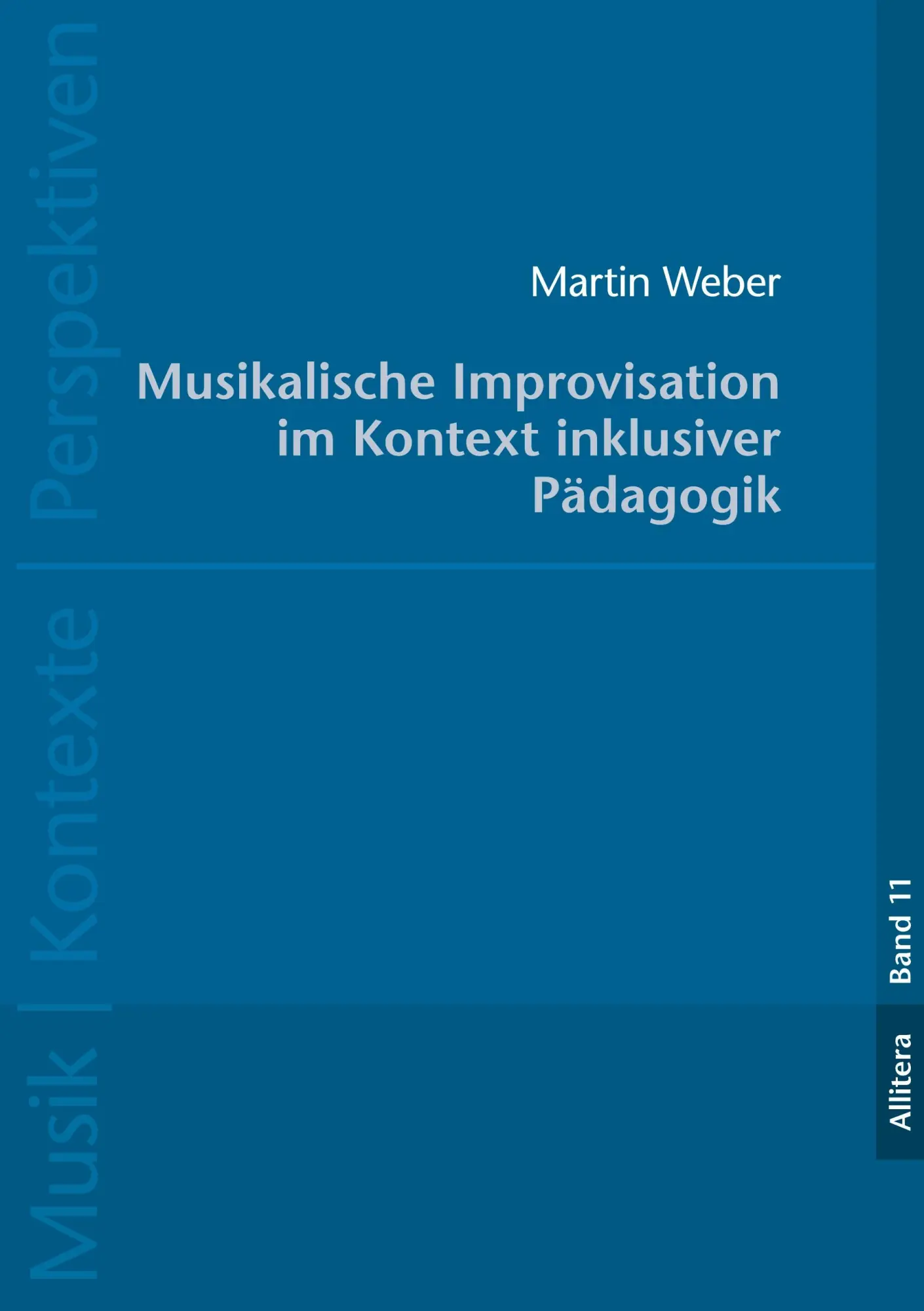 Cover: 9783962332419 | Musikalische Improvisation im Kontext inklusiver Pädagogik | Weber