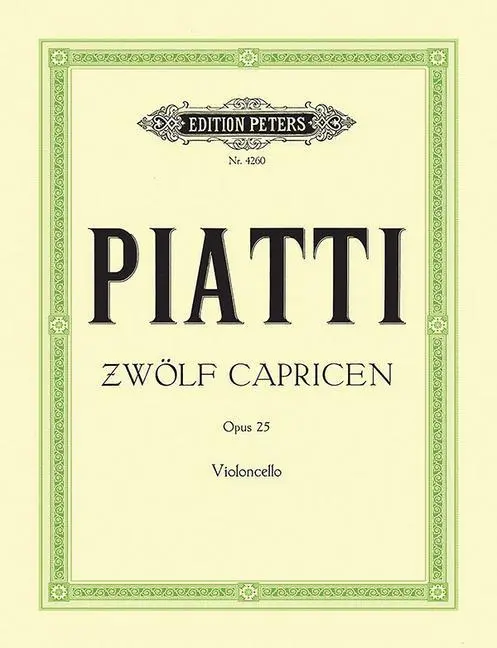 Cover: 9790014022419 | 12 Caprices Op.25 | Carlo Alfredo Piatti | Taschenbuch | Buch | 2022