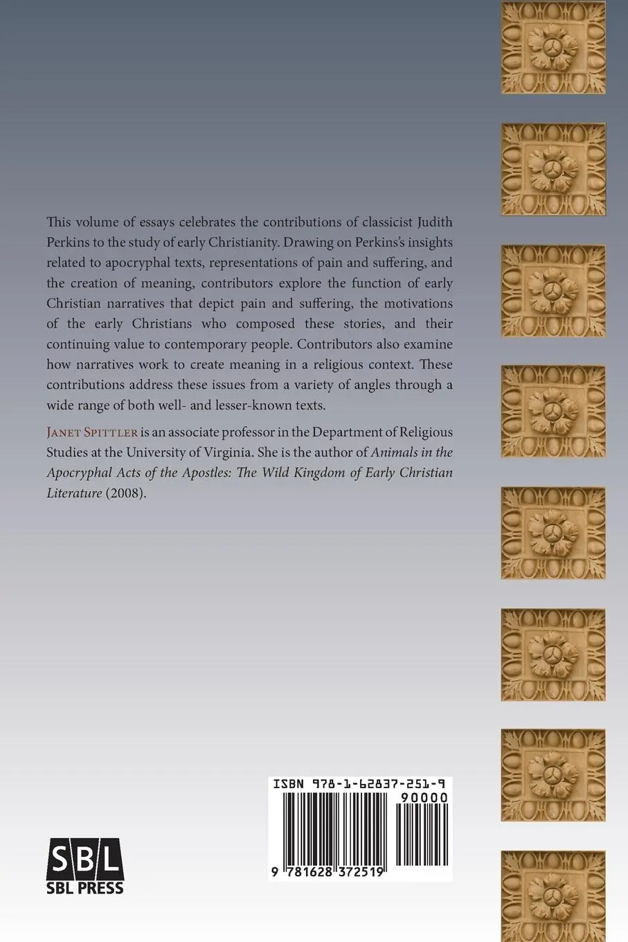 Rückseite: 9781628372519 | The Narrative Self in Early Christianity | Janet E. Spittler | Buch