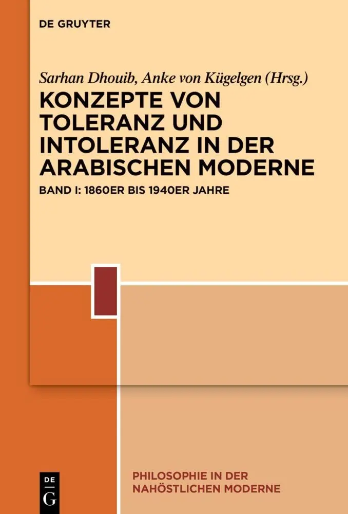 Cover: 9783110682519 | Konzepte von Toleranz und Intoleranz in der arabischen Moderne | Buch