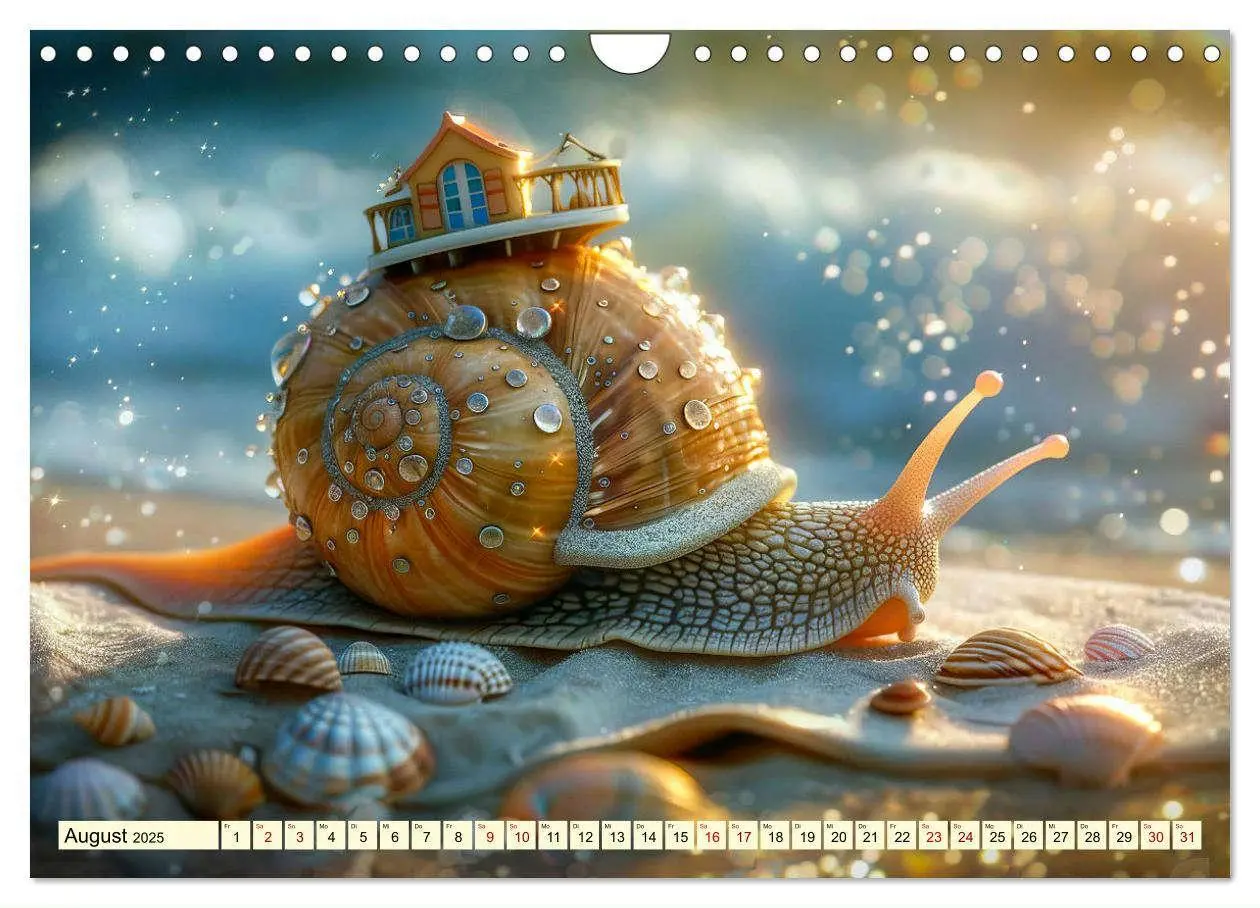 Bild: 9783383792519 | My home is my castle - flotte Schnecken unterwegs (Wandkalender...