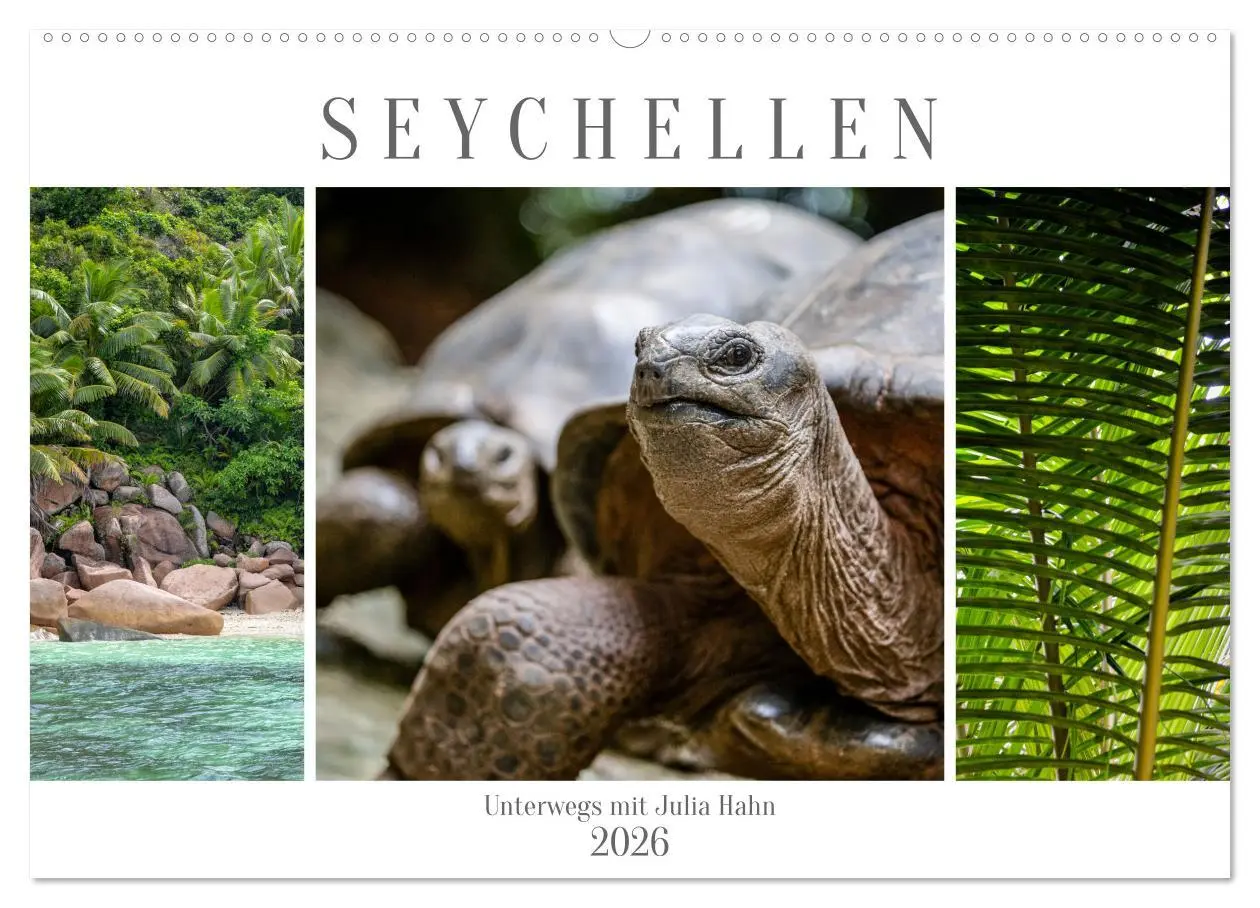 Cover: 9783457352519 | Seychellen - unterwegs mit Julia Hahn (Wandkalender 2026 DIN A2...