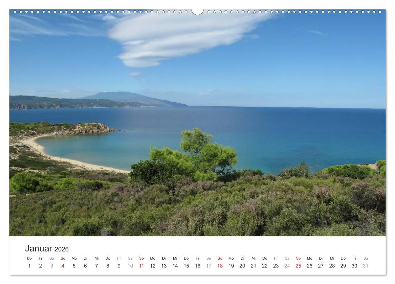 Bild: 9783457972519 | Sporadeninsel Skiathos (Wandkalender 2026 DIN A2 quer), CALVENDO...