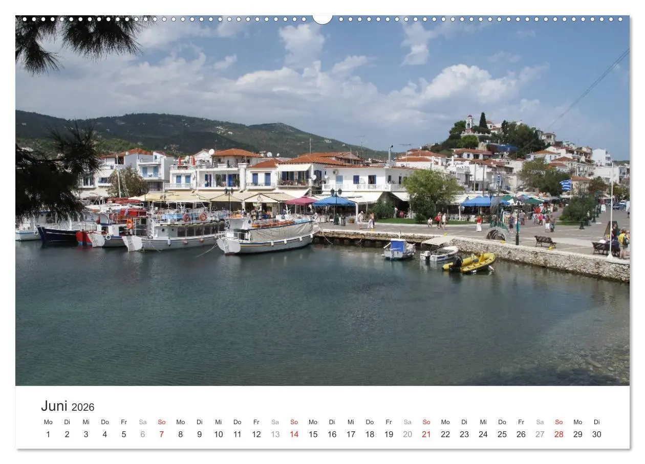 Bild: 9783457972519 | Sporadeninsel Skiathos (Wandkalender 2026 DIN A2 quer), CALVENDO...