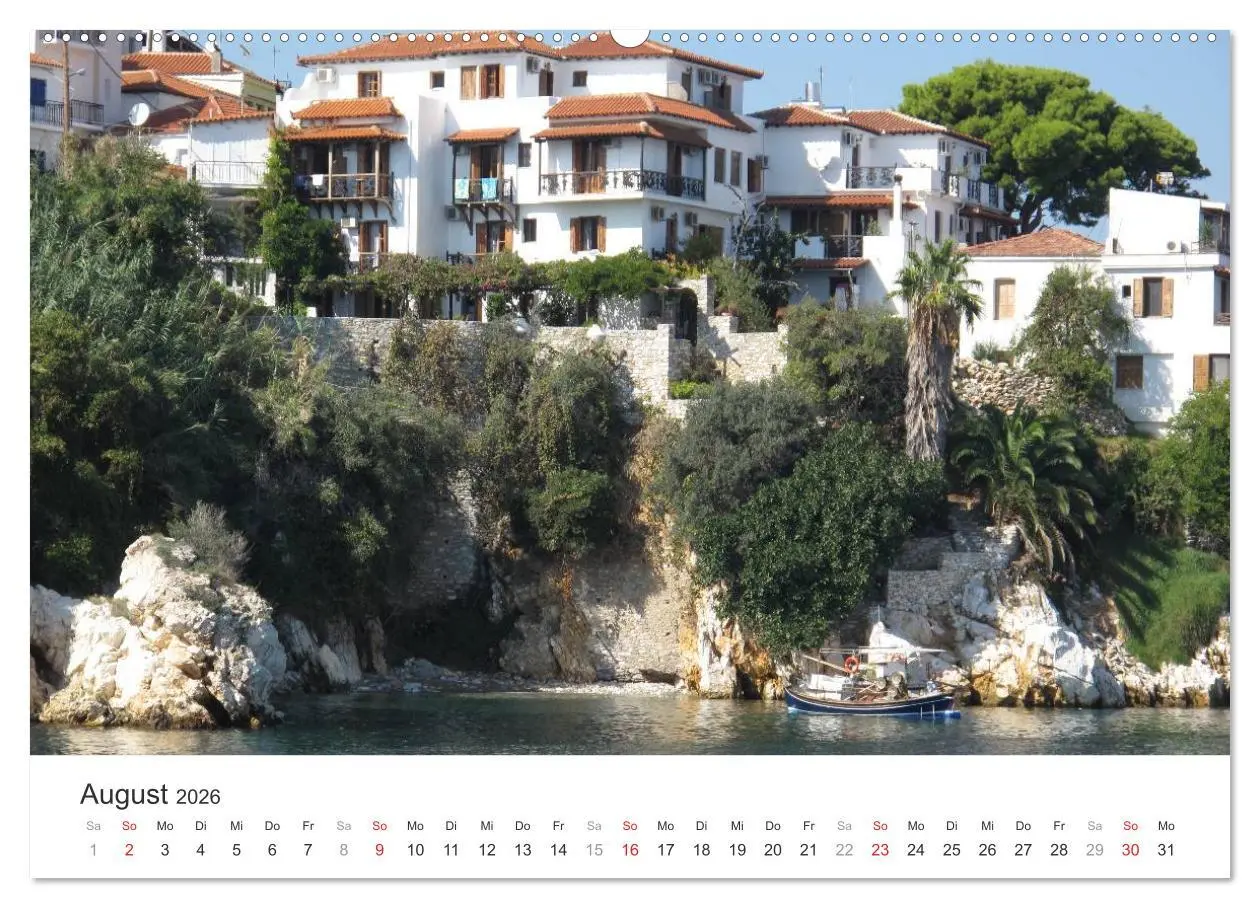 Bild: 9783457972519 | Sporadeninsel Skiathos (Wandkalender 2026 DIN A2 quer), CALVENDO...
