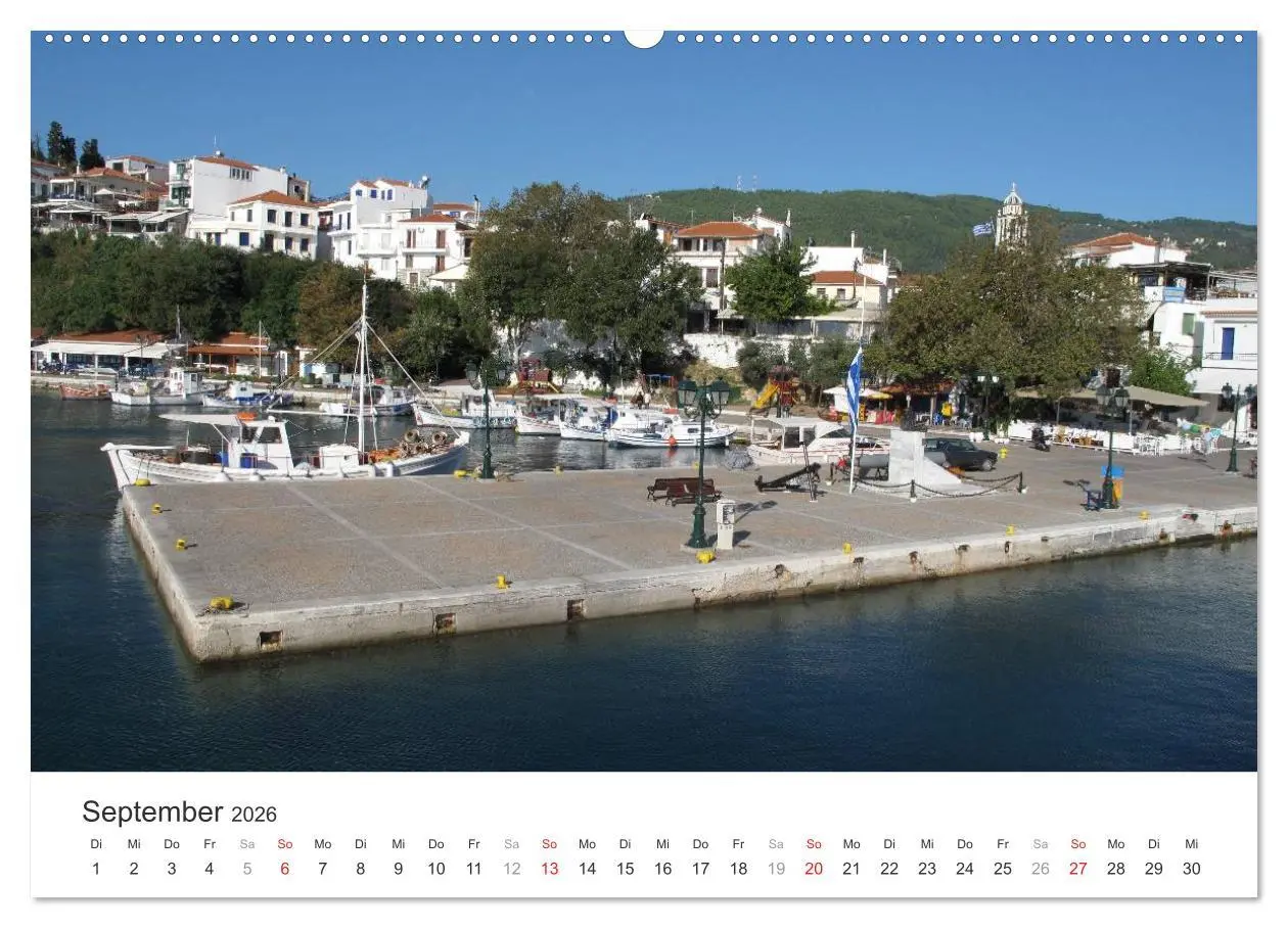 Bild: 9783457972519 | Sporadeninsel Skiathos (Wandkalender 2026 DIN A2 quer), CALVENDO...