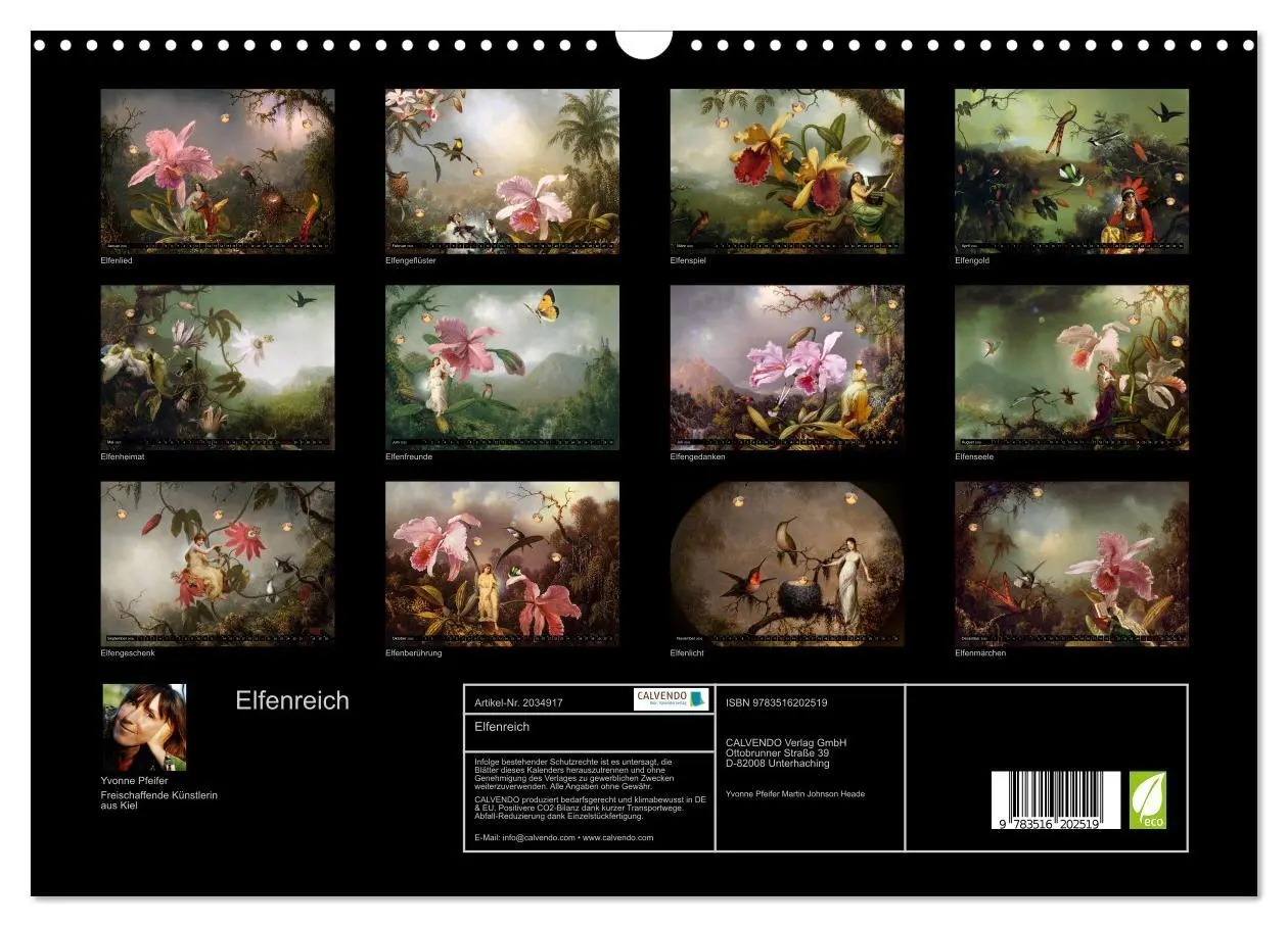 Bild: 9783516202519 | Elfenreich (Wandkalender 2026 DIN A3 quer), CALVENDO Monatskalender