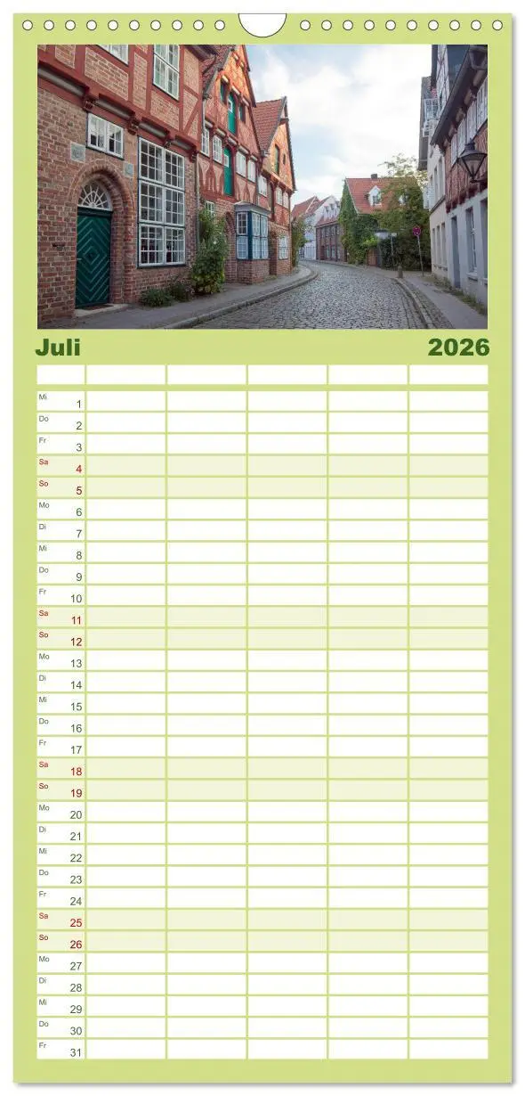 Bild: 9783516512519 | Familienplaner 2026 - Lüneburg - Die Salz- und Hansestadt mit 5...