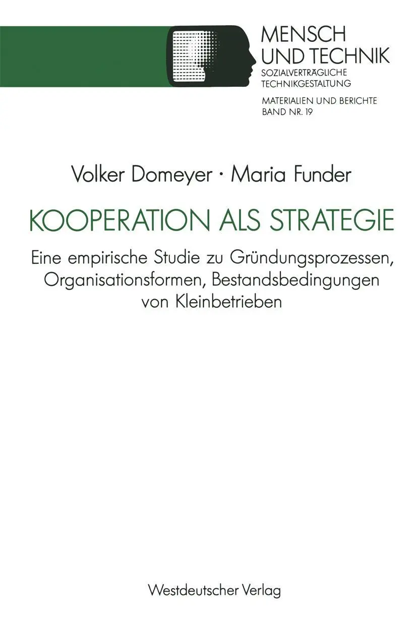 Cover: 9783531122519 | Kooperation als Strategie | Maria Funder | Taschenbuch | 198 S. | 1991