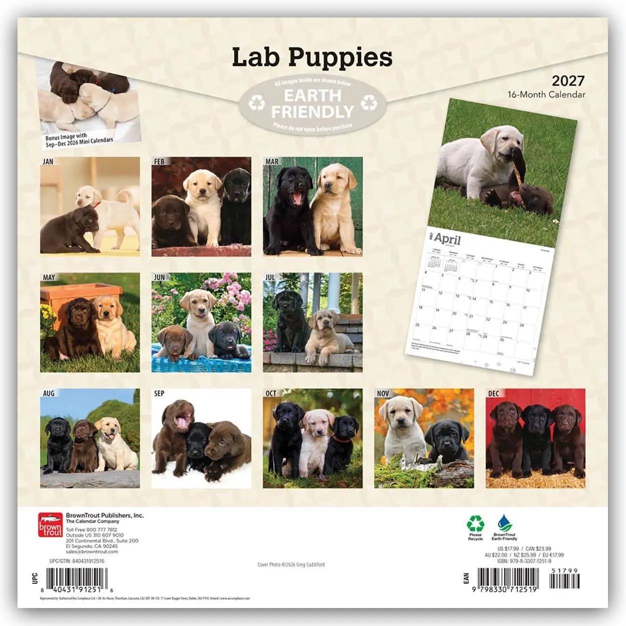 Rückseite: 9798330712519 | Labrador Retriever Puppies - Labrador Retriever Welpen 2027 -...