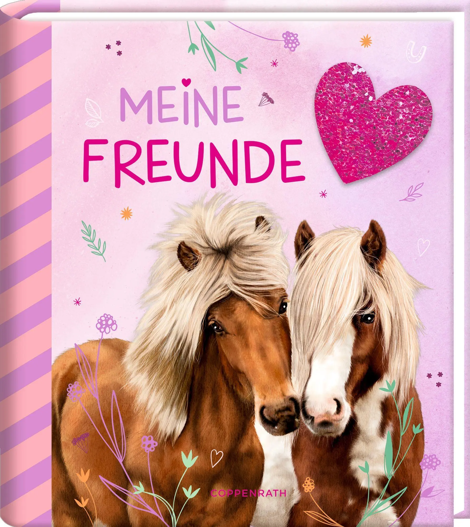 Cover: 4050003972619 | Freundebuch - Meine Freunde | Pferdefreunde - mit Glitzerpatch | Buch
