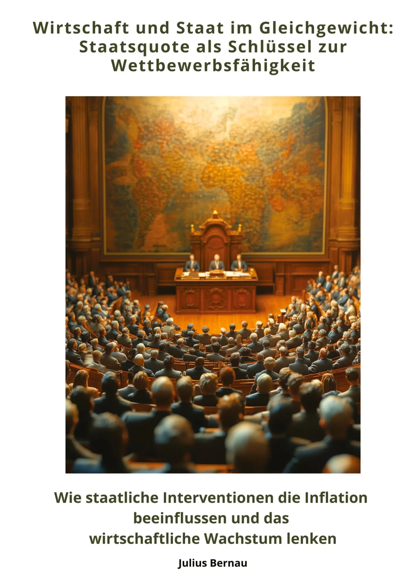 Cover: 9783384392619 | Wirtschaft und Staat im Gleichgewicht: Staatsquote als Schlüssel...