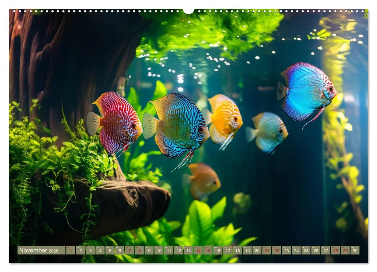 Bild: 9783457272619 | Tiefenentspanntes Aquarium (Wandkalender 2026 DIN A2 quer),...