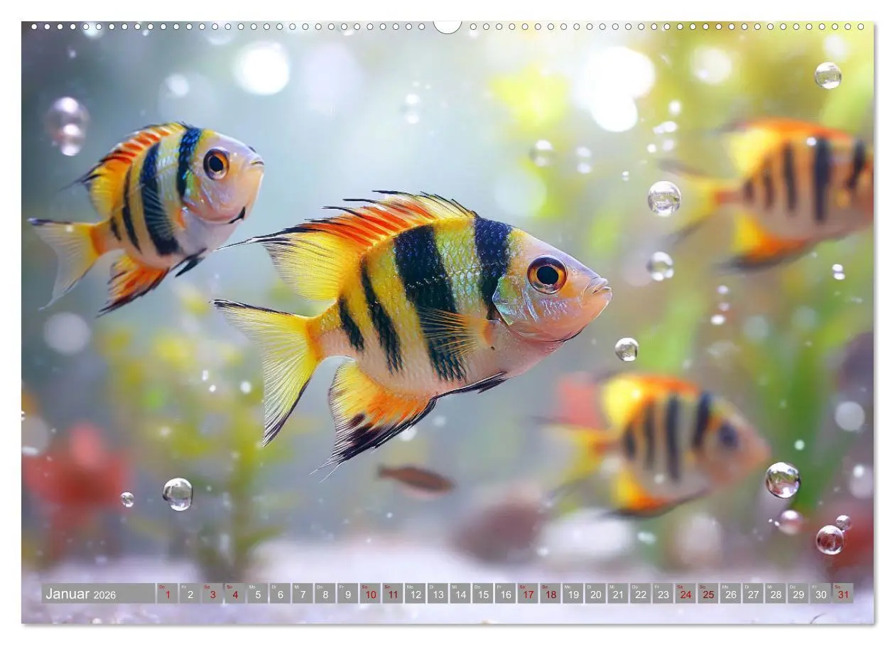 Bild: 9783457272619 | Tiefenentspanntes Aquarium (Wandkalender 2026 DIN A2 quer),...